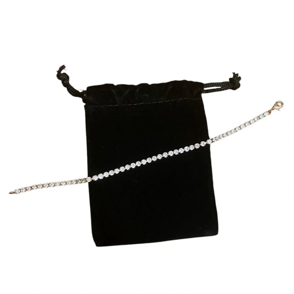 Macy’s Rose Gold CZ Cubic Zirconia Tennis Bracelet
